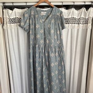 Christy Dawn dress 2x spruce bouquet